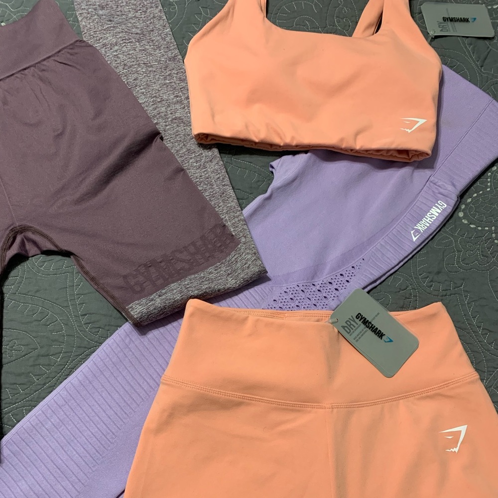 Gymshark Dreamy peach set